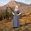 15de-17de eeuwse cotehardie, linnen, blauw - Celtic Webmerchant