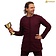 Mythrojan Pourpoint del XIV secolo di Charles de Blois, Lana, Rosso Scuro - Celtic Webmerchant