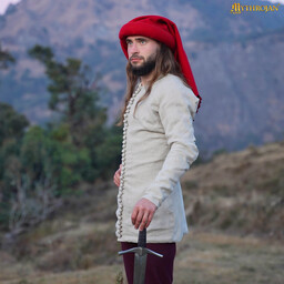 14de eeuwse pourpoint Charles de Blois, linnen,  naturel - Celtic Webmerchant