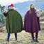 Manteau du 14e siècle Bocksten Man, laine, vert - Celtic Webmerchant