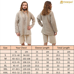 (Pre)Medievale sottoveste, lino - Celtic Webmerchant