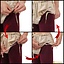 Chausses medievali, lana, rosso scuro - Celtic Webmerchant
