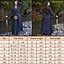 Abito vichingo Sigrun, twill diamantato - Celtic Webmerchant