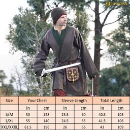 Vikingkaftan Haithabu, ull - Celtic Webmerchant