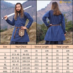 Viking Tunika Guthrum, Wolle - Celtic Webmerchant