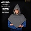 Skjoldehamn Wikinger Gugel, Wolle & Leinen - Celtic Webmerchant