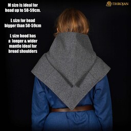 Skjoldehamn viking kaproen, wol & linnen - Celtic Webmerchant