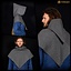 Skjoldehamn capuche viking, laine & lin - Celtic Webmerchant