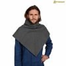 Skjoldehamn Wikinger Gugel, Wolle & Leinen - Celtic Webmerchant