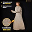 Viking jurk Helga, linnen, naturel - Celtic Webmerchant