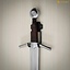 Colgador de pared para espada, negro - Celtic Webmerchant