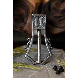 Gothic buckle Northamptonshire, silvered - Celtic Webmerchant