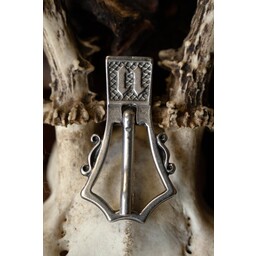 Gothic Schnalle Northamptonshire, versilbert - Celtic Webmerchant