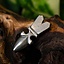 Medieval belt end (1250-1500), silvered - Celtic Webmerchant