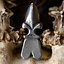 Medieval belt end (1250-1500), silvered - Celtic Webmerchant