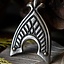Mittelalterlicher Gürtelende 4,5 cm, versilbert - Celtic Webmerchant