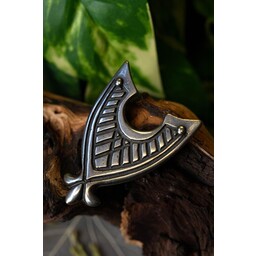 Mittelalterlicher Gürtelende 4,5 cm, versilbert - Celtic Webmerchant