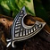 Mittelalterlicher Gürtelende 4,5 cm, versilbert - Celtic Webmerchant