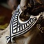 Mittelalterlicher Gürtelende 4,5 cm, versilbert - Celtic Webmerchant