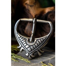 Hebilla medieval 4,5 cm, plateada plateada - Celtic Webmerchant