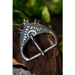 Hebilla medieval 4,5 cm, plateada plateada - Celtic Webmerchant
