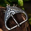Hebilla medieval 4,5 cm, plateada plateada - Celtic Webmerchant