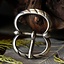 Late medieval buckle 2a, silver plated - Celtic Webmerchant