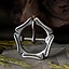 Spätmittelalterliche Rose Schnalle, versilbert - Celtic Webmerchant