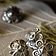 Gürtelbeschläge Oktogon (5 Stück), versilberter - Celtic Webmerchant