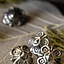 Gürtelbeschläge Oktogon (5 Stück), versilberter - Celtic Webmerchant