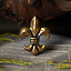Fleur-de-lis bæltespænder (sæt med 5 dele), bronze - Celtic Webmerchant
