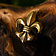 Garnitures de ceinture fleur-de-lys (ensemble de 5 pièces), bronze - Celtic Webmerchant