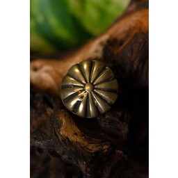 Medieval Rosette Gürtelbeschlag (Satz von 5 Stück), Messing - Celtic Webmerchant