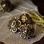 Renaissance Gürtelbeschläge Oktogon (5 Stück) - Celtic Webmerchant