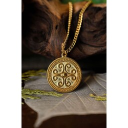 Ciondolo in filigrana romana a forma di pergamena, II-III secolo d.C. - Celtic Webmerchant