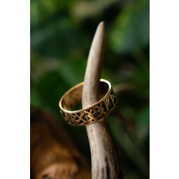 Bague runique, bronze - Celtic Webmerchant