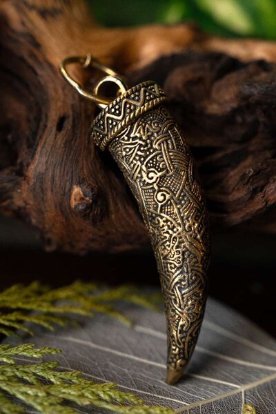 Viking hanger Tand van Fenrir - Celtic Webmerchant