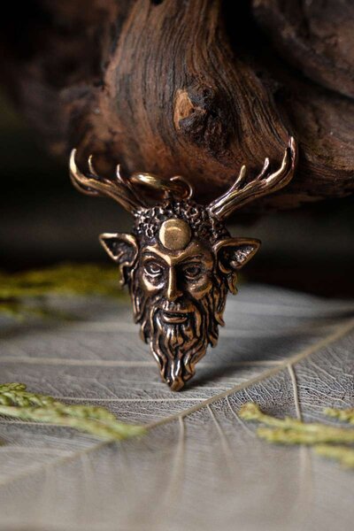 Pendentif Cernunnos dieu de la forêt - Celtic Webmerchant