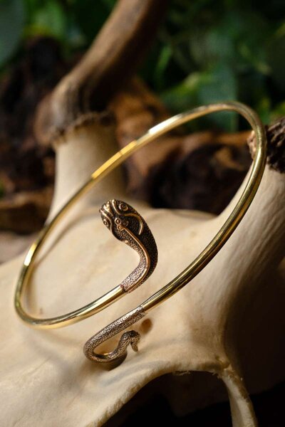 Górna rzymska bransoletka z wężem - Celtic Webmerchant