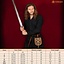 Viking tunika Eirik, hør, naturlig - Celtic Webmerchant