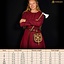 Robe viking Helga, lin, bleu - Celtic Webmerchant