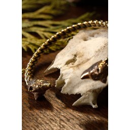 Armband met wolfskoppen - Celtic Webmerchant