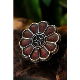 Alamanic rosete strzałkowa, posrebrzane - Celtic Webmerchant