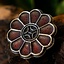 Alamanic rosete strzałkowa, posrebrzane - Celtic Webmerchant