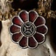 Alamanic rosete strzałkowa, posrebrzane - Celtic Webmerchant