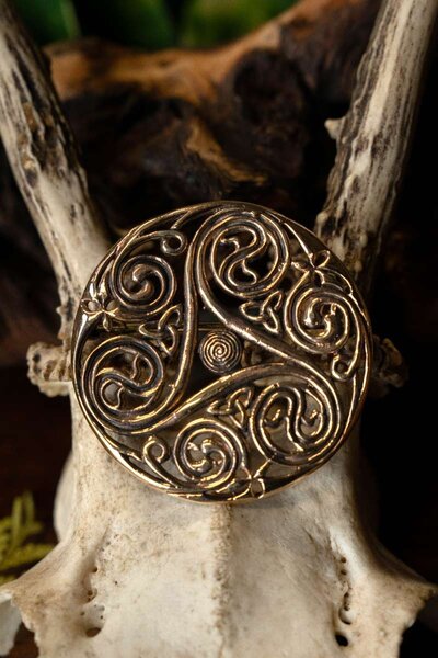 Spilla celtica triskelion - Celtic Webmerchant