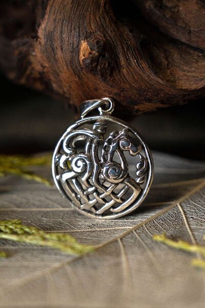 Brons Viking hängande Odin på Sleipnir - Celtic Webmerchant