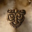 Accesorio de cinturón Viking Rusvik con cara - Celtic Webmerchant