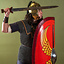 Lorica hamata, gemixt geklonken ringen, 6 mm - Celtic Webmerchant