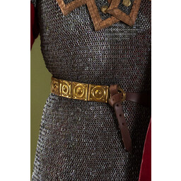 Roman lorica hamata, blandede flade ringe - runde nitter - Celtic Webmerchant